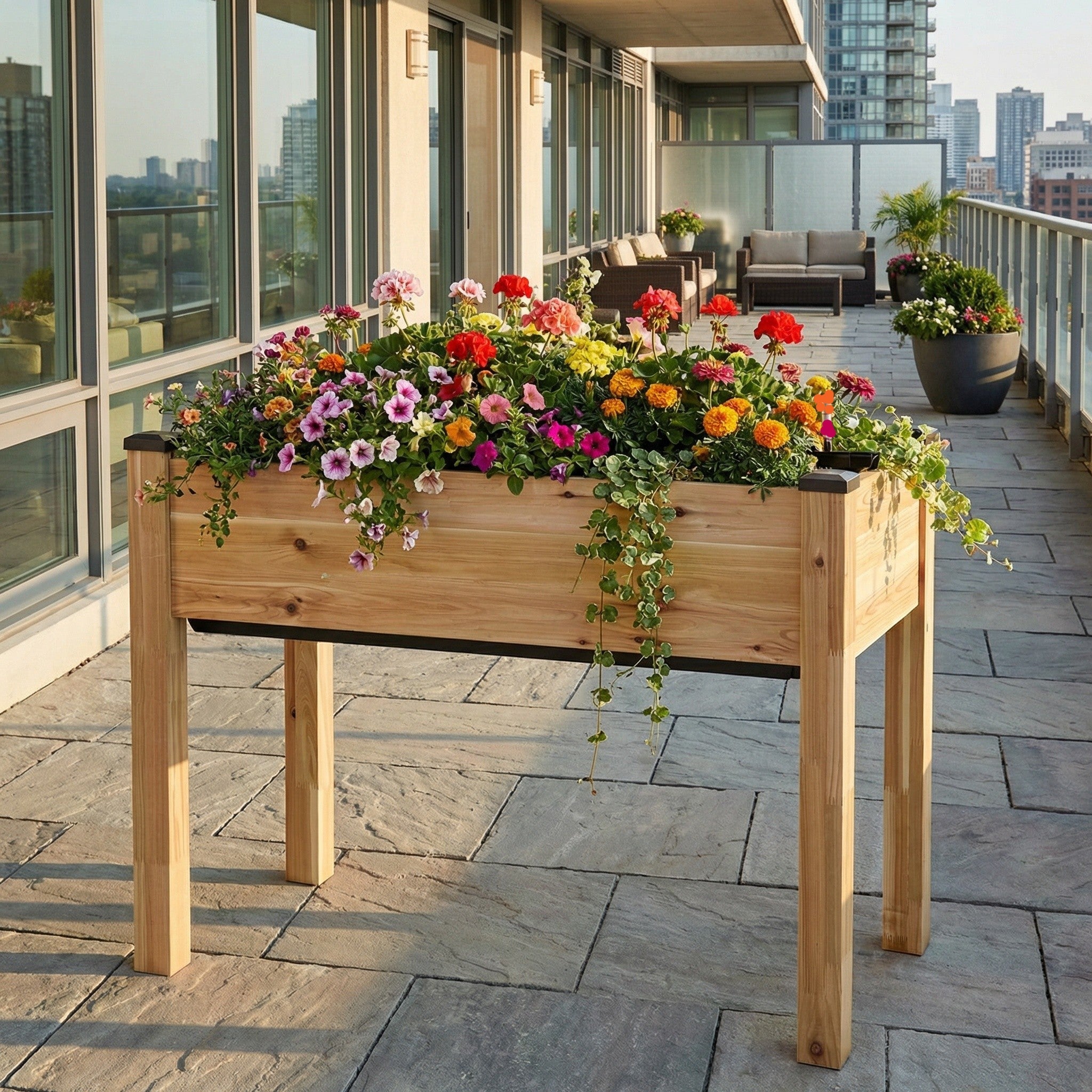 Using Planters to Define Outdoor Spaces