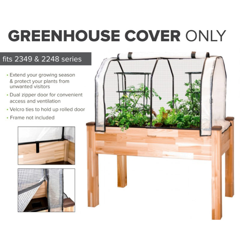 Replacement Greenhouse Cover for 22" x 48" Planters