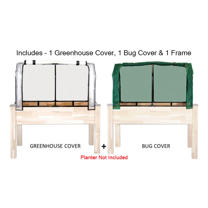CedarCraft greenhouse and bug covers