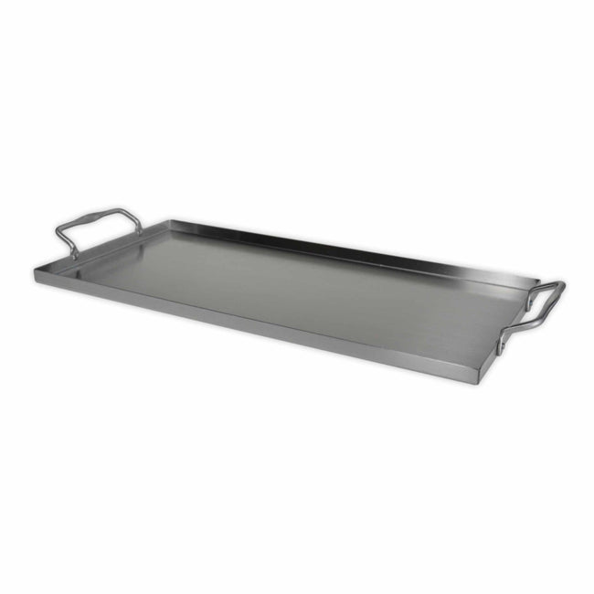 Plateau de service en acier inoxydable pour planches à griller en cèdre de 7,25 x 16 po