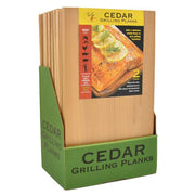 Planches à griller en cèdre de 5,5 x 12 po (paquet de 24)
