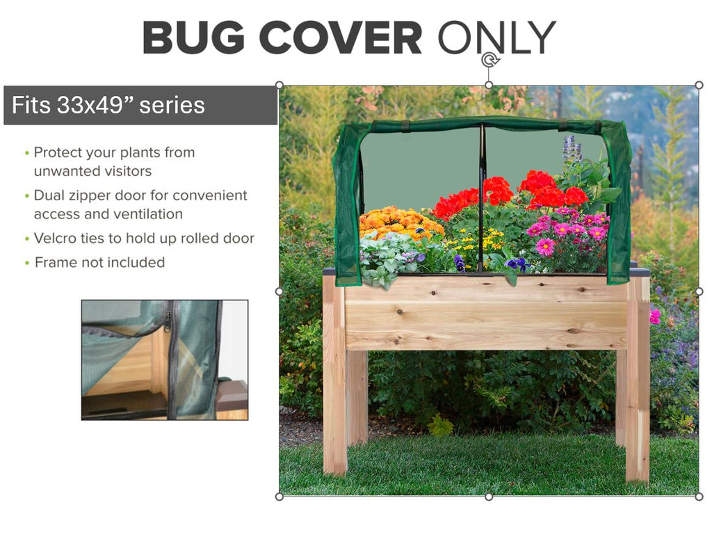 ** Will be in stock 3/26 ** Replacement Bug Cover for 33" x 49" Planters