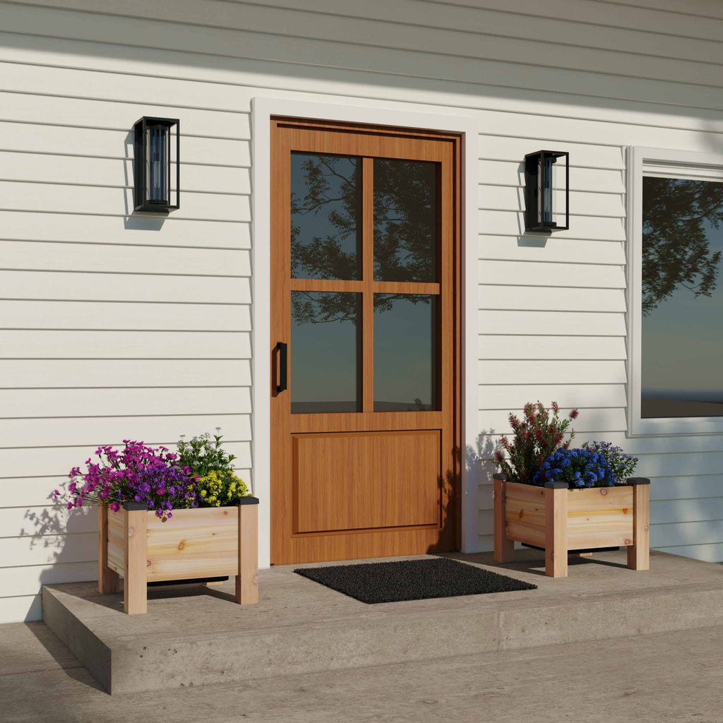 19 x 19” Cedar Entry Planter (2-Pack)