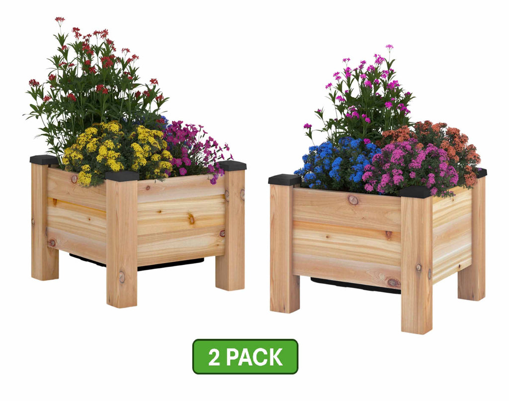 19 x 19” Cedar Entry Planter (2-Pack)