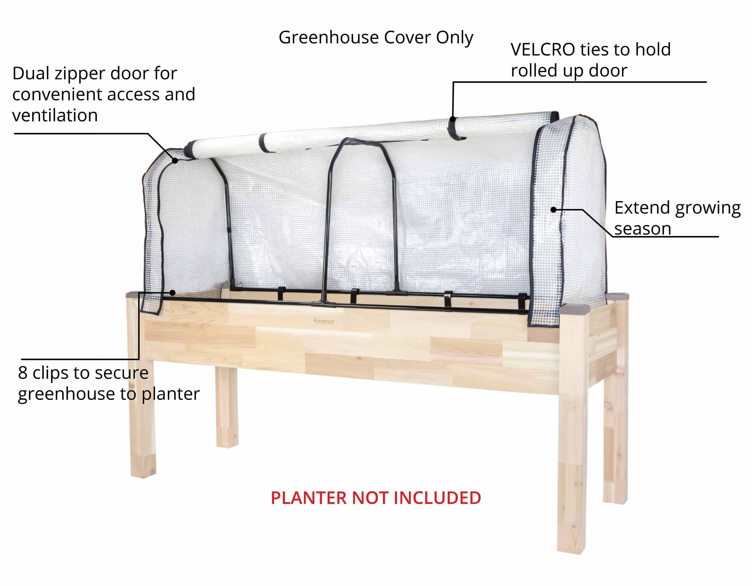 Greenhouse & Bug Cover Combo for 23