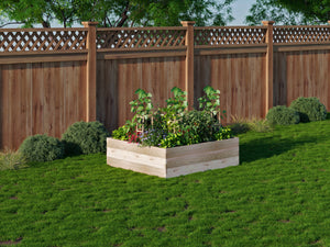Cedar Raised Garden Bed (36 x 36 x 10.5"H)