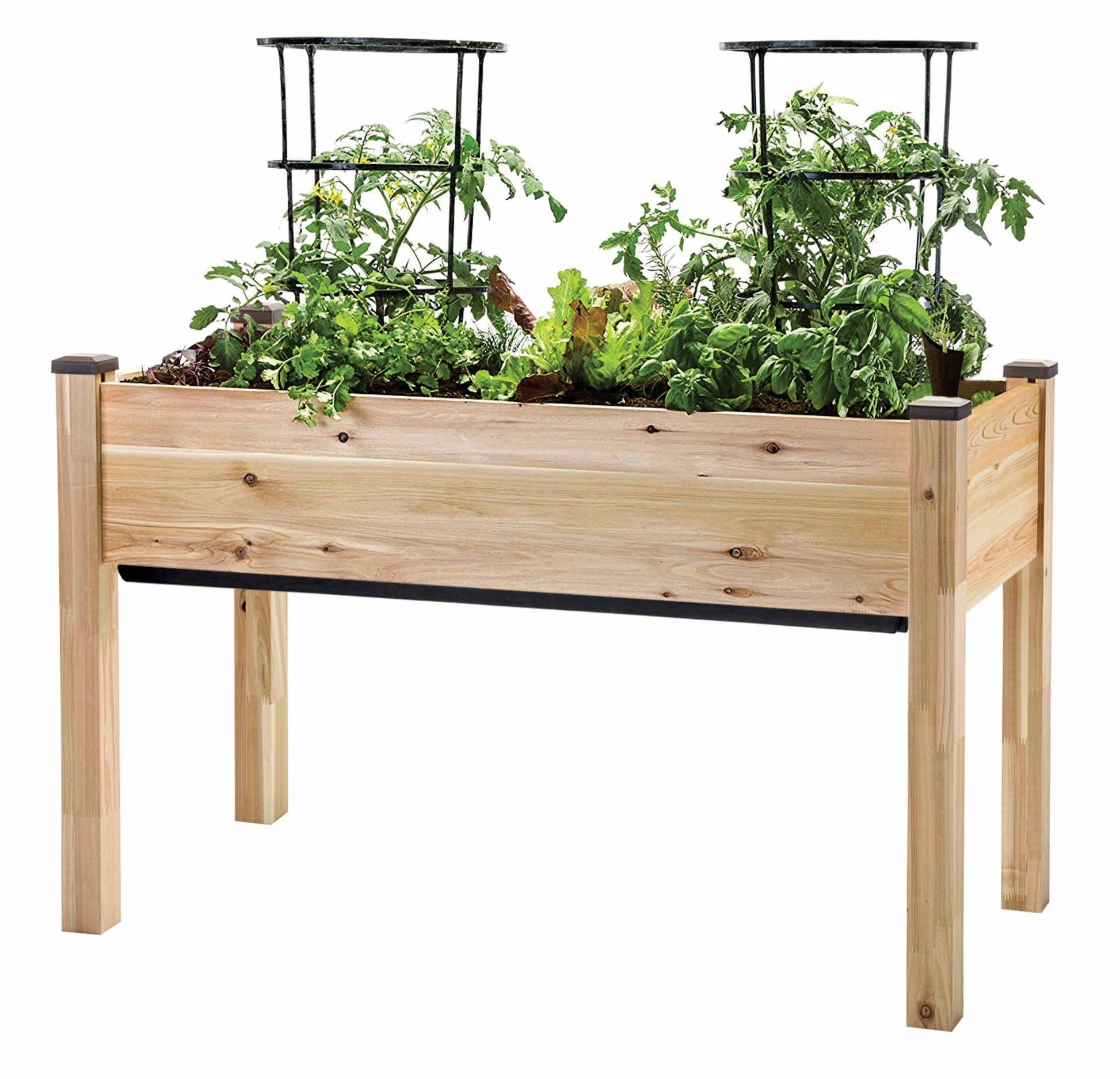 cedarcraft self watering elevated garden planter costco Self-Watering Cedar Planter (22" x 48" x 30"H) – CedarCraft
