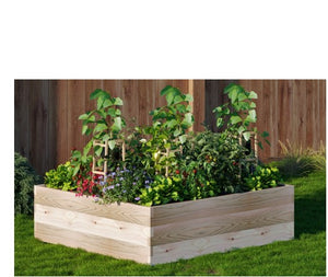 Cedar Raised Garden Bed (36 x 36 x 10.5"H)