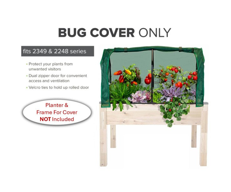 Housse anti-insectes de remplacement pour jardinières de 23" x 49"