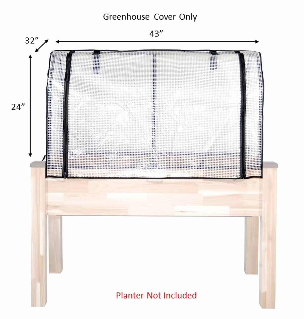 Greenhouse Cover for 34" x 49" Planter