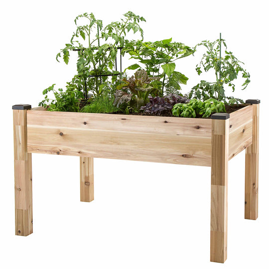 Elevated Cedar Planters – CedarCraft