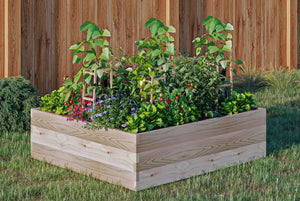 Cedar Raised Garden Bed (36 x 36 x 10.5"H)