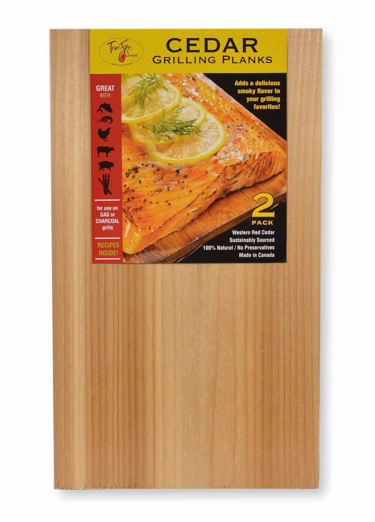7.25 x 12" Cedar Grilling Planks (24-pack)